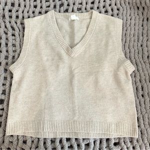 oversized sweater vest